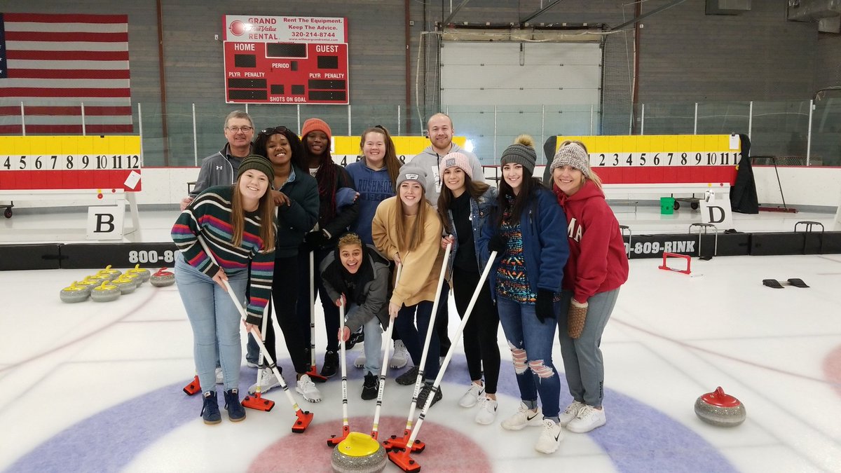 BasketballCrown's tweet photo. Crown College Curling Team! https://t.co/wRCzaikg2A