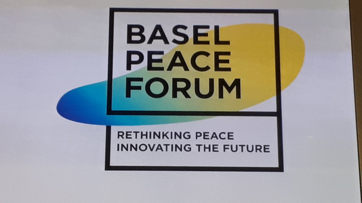 The over 50% of the #world #population who live in #cities are facing 3 major upcoming #Challenges: a narrower definition of #national #interest, #ClimateChange and #DigitalTransformation, says Stephane Rey from <a href="/HumanSecurityCH/">POC Ba1van7</a> at the @Basel_peace opening. @CAUXIofC #trytrust