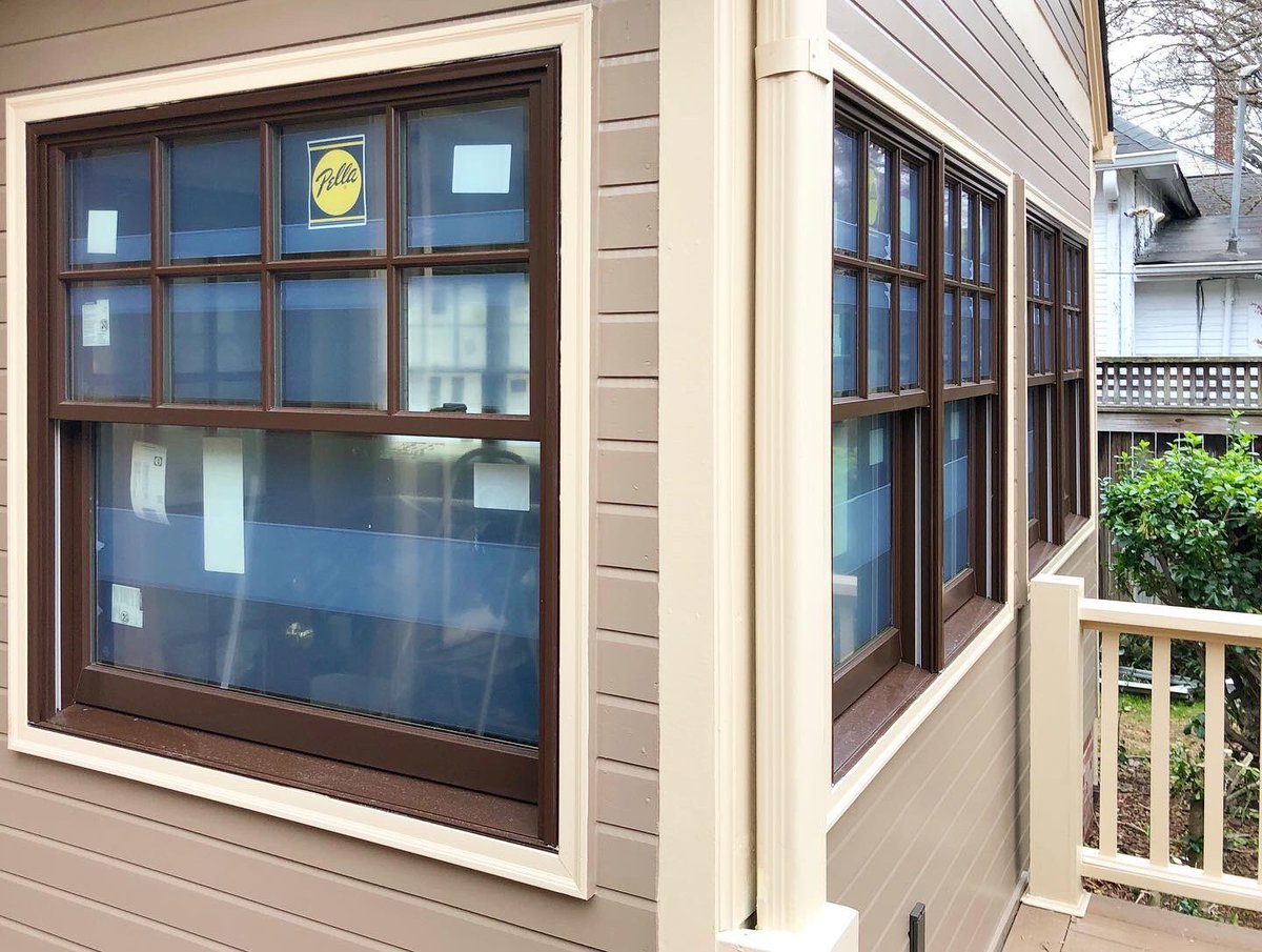Another new project finishing up in Northeast Alabama! We used #Architect Series Double Hungs with #Provincial Stain Interior and #Auburn Brown Exterior. Another project that exemplifies #PerfectlyBeautiful!