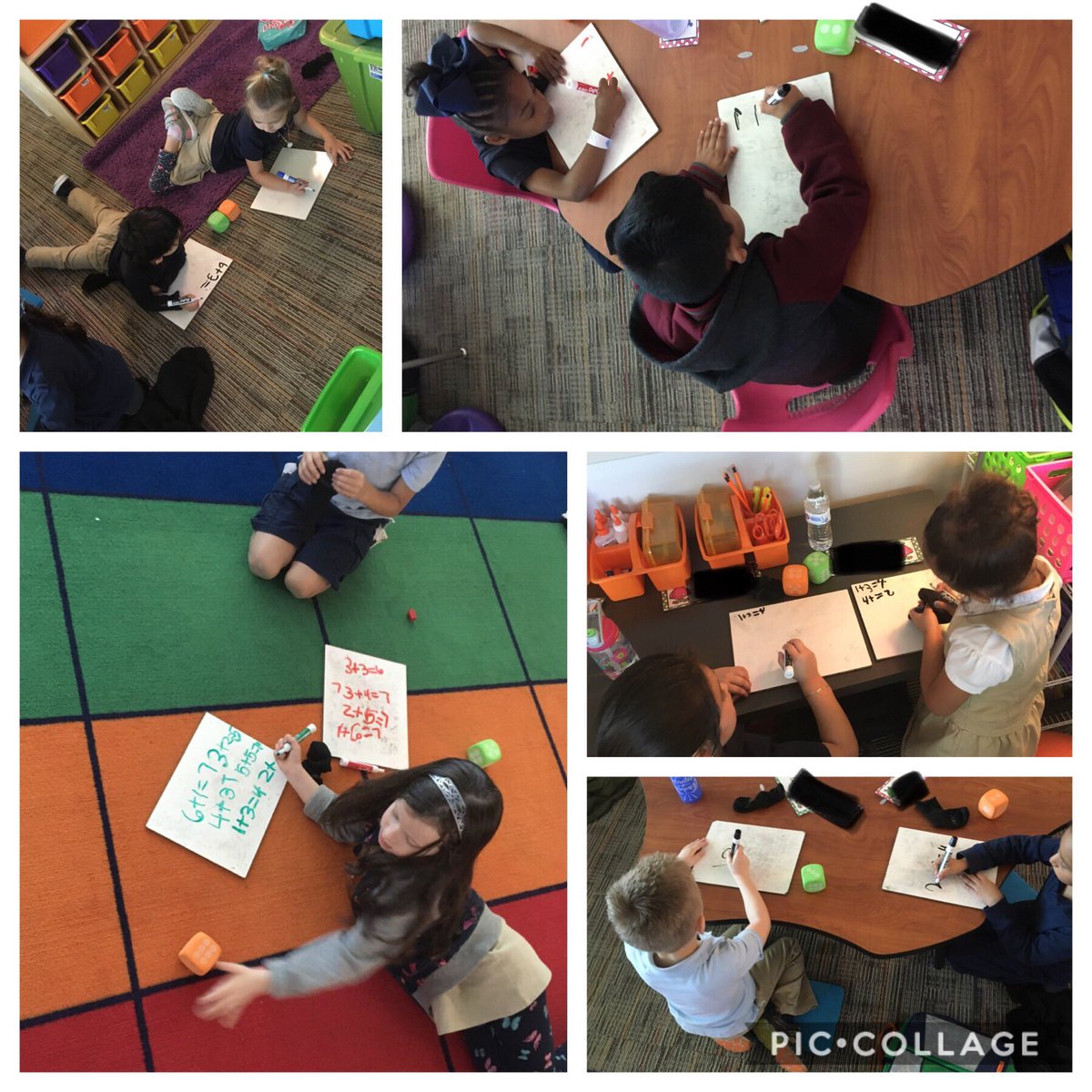 Terry_Zellwood's tweet photo. @TerryK_Zellwood loves working with partners...let’s practice adding! @ZellwoodEagles #zeseagles #additionfun #icecreampartners 🧒🏽🎲🍦🎲👦🏻 https://t.co/vZNMXvTALD