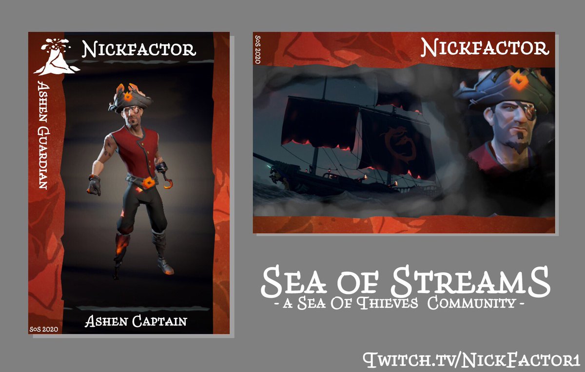 MonarchCreates's tweet image. @seaofstreams #CollectorsCards of fellow community founders and #smallstreamers Puppetts11 and @nickfactor2 ! A bit of tease of the series I am creating for our thriving young #seaoftheives community.
Find me tonight playing SoT! Mixer.com/MonarchCreative