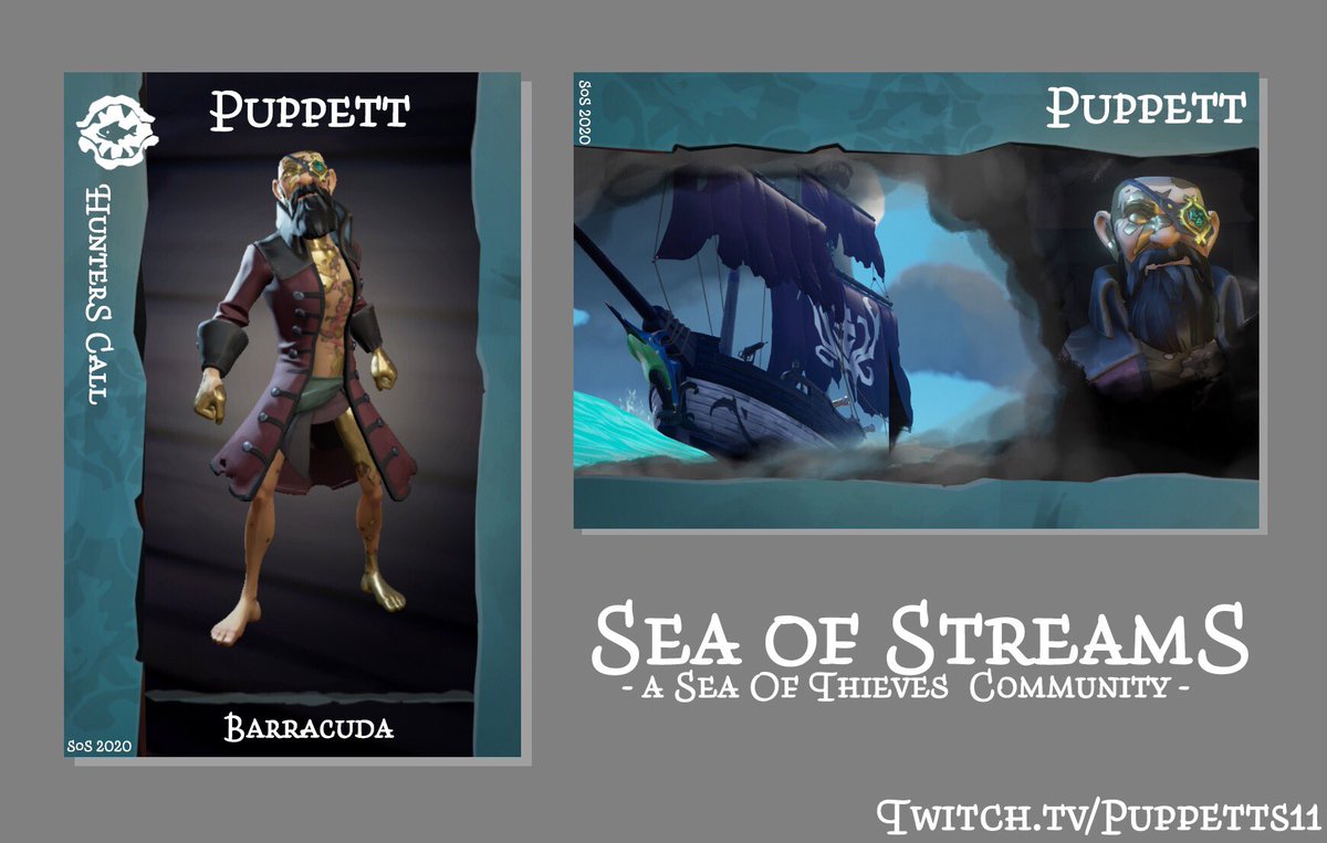 MonarchCreates's tweet image. @seaofstreams #CollectorsCards of fellow community founders and #smallstreamers Puppetts11 and @nickfactor2 ! A bit of tease of the series I am creating for our thriving young #seaoftheives community.
Find me tonight playing SoT! Mixer.com/MonarchCreative