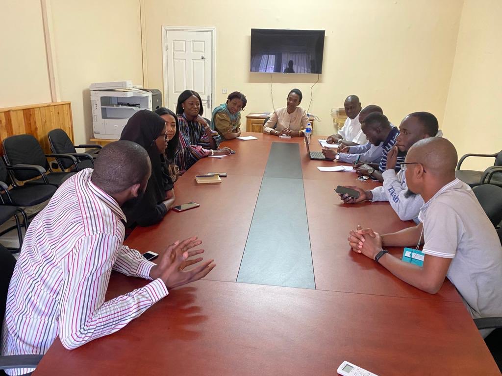 DrNenehS's tweet photo. Great meeting with @UNDP_TheGambia this morning! Looking forward to onward collaborations to achieve #SDGs in #Gambia @DeAissata @ajara_sc @omar_janha @DarboeNjie @sybah2 #SecuringOurFuture #HealthScience4Gam #CapacityDevelopment #Africa #HigherEducation https://t.co/ifAkSLm5rp