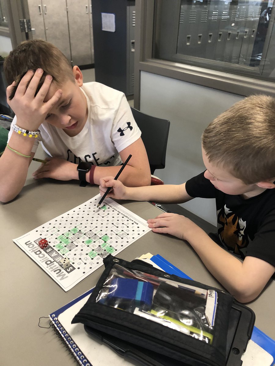 MrsLonien's tweet photo. Practicing our multiplication with a game of squares! @MrSchmitz1 @RLoechler https://t.co/0i2ed59xIf
