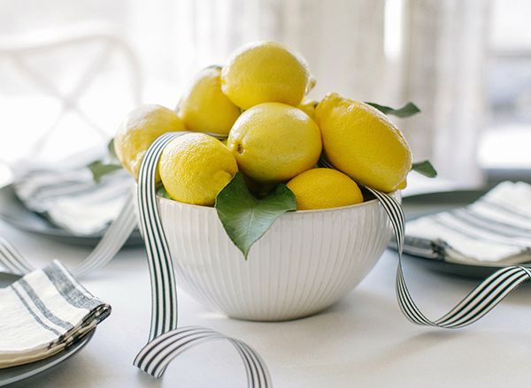 Russell Wilson hates lemonade. When life gives him lemons he uses them to create beautiful centerpieces