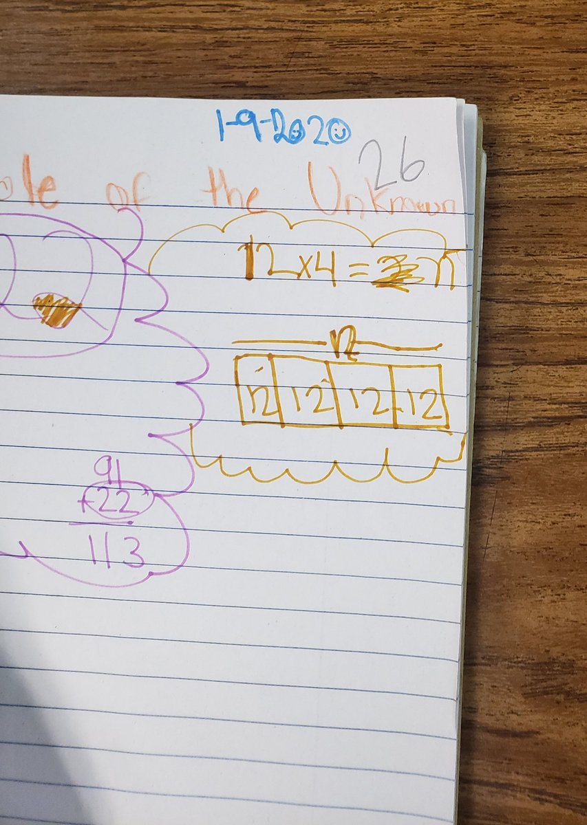 Ivette_RRISD's tweet photo. Second day with kiddos after the break and we're off to a great start this semester! Today we started with a number talk and continued on to connecting representations while investigating the role of the unknown. Whoop! Busy in 5th but having fun! @EMathRRISD @UnionHillRRISD https://t.co/KAFNbWQRMD