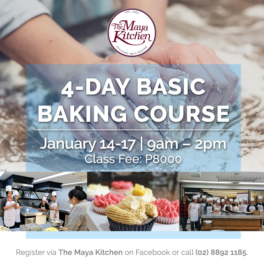 TheMayaKitchen's tweet photo. Our most popular class is back!

Learn the fundamentals of baking in just four days! It’s the perfect workshop for those who want to level up their baking skills this year. 

Register by sending us a message or call (02) 8892-1185. 

#UncomplicatedCooking #TheMayaKitchen https://t.co/3Ld1h8unjA