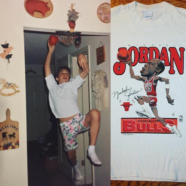 busyframes's tweet image. Tbt thinking I was dunking exactly like my favorite Jordan shirt 😩 ift.tt/2s9O4Uu