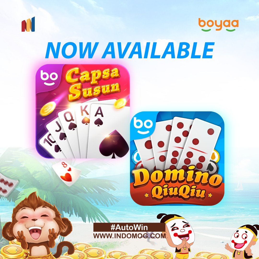 MOGers!! Sekarang, Game Boyaa Capsa Susun dan Boyaa Domino Qiu Qiu sudah dapat di top up melalui Direct Topup dari INDOMOG nihh MOGers, agar proses nya lebih cepat, kalian juga bisa top up koin tanpa buat akun terlebih dahulu lohh.. yuk cek langsung di bit.ly/boyaaMOG