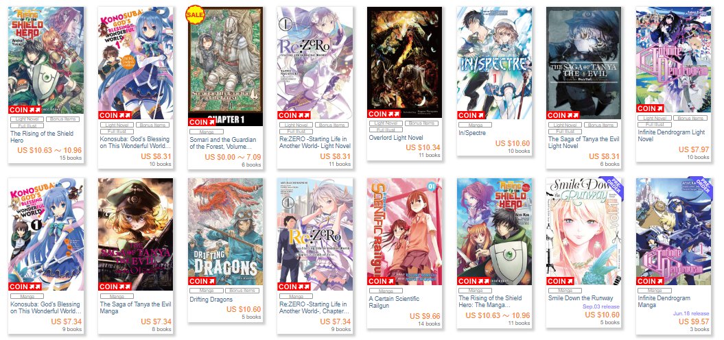 Anime Books List