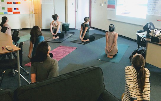 New year, new healthy rhythms, same incredible friends/colleagues! Yoga club <a href="/forestnorth/">Forest North Elementary</a>. <a href="/MsJacobsFNE/">Amy Jacobs</a> <a href="/mrsoc123/">Mary Beth O'Connell</a> <a href="/HollyBMatecko/">Holly Matecko</a> @ErinGSchwab
