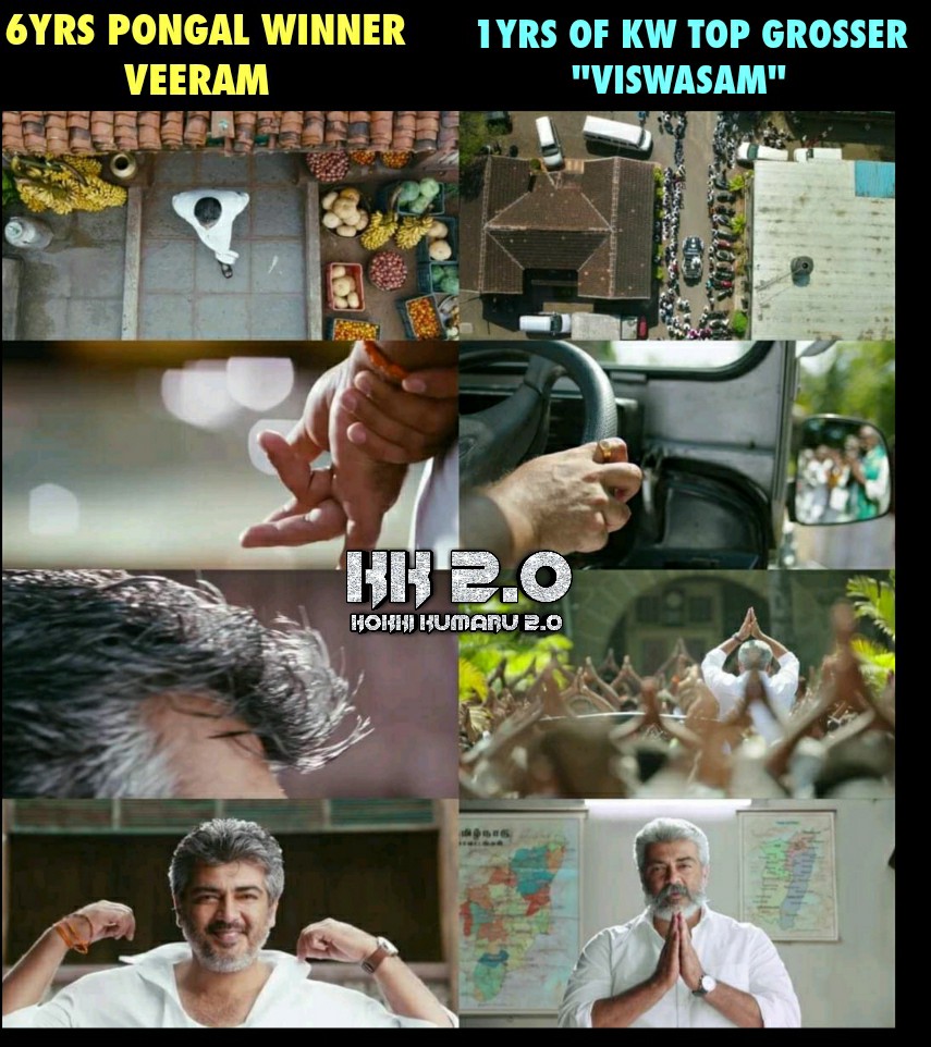 KadhalaV's tweet photo. #VeeramNViswasamDay https://t.co/EGYhJHVtN1