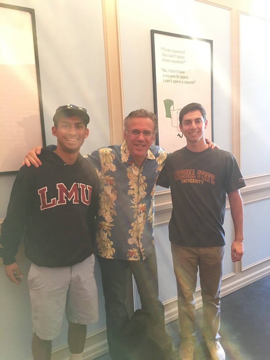 a_moretine's tweet photo. We saw Neil Everett at a @SeinfeldTV pop up in LA and I asked him if @SportsCenter was on tonight. He was nice enough to take a pic with us anyway @eadavidoff https://t.co/f8NzEVTGAs