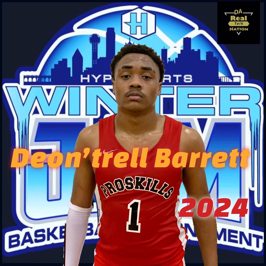 @hypesports #WinterJam2020 gave us one of our favorites in @pro_2024 pg MAN-MAN BARRETT who gets to his spot whenever he wants; he creates his own shot & 4 his mates; be careful of his bully game cuz he’ll blow right by u, he has gears too & can stroke it! #DaREALtalkNation