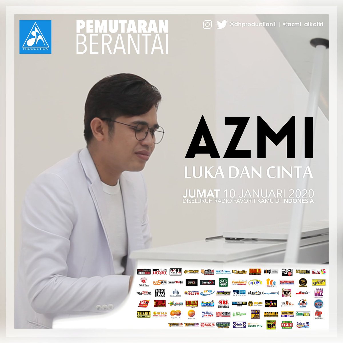 #99play <a href="/azmi_alkatiri/">Muhammad Azmi</a> - Cinta Dan Luka di GMI sore ini cc <a href="/dhproduction1/">DHProduction ID</a> | #Radio99fm
