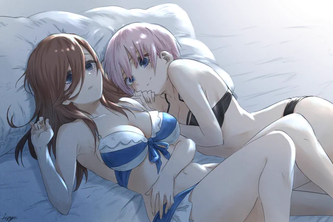 お題箱
>五等分の花嫁の一花と三玖 
