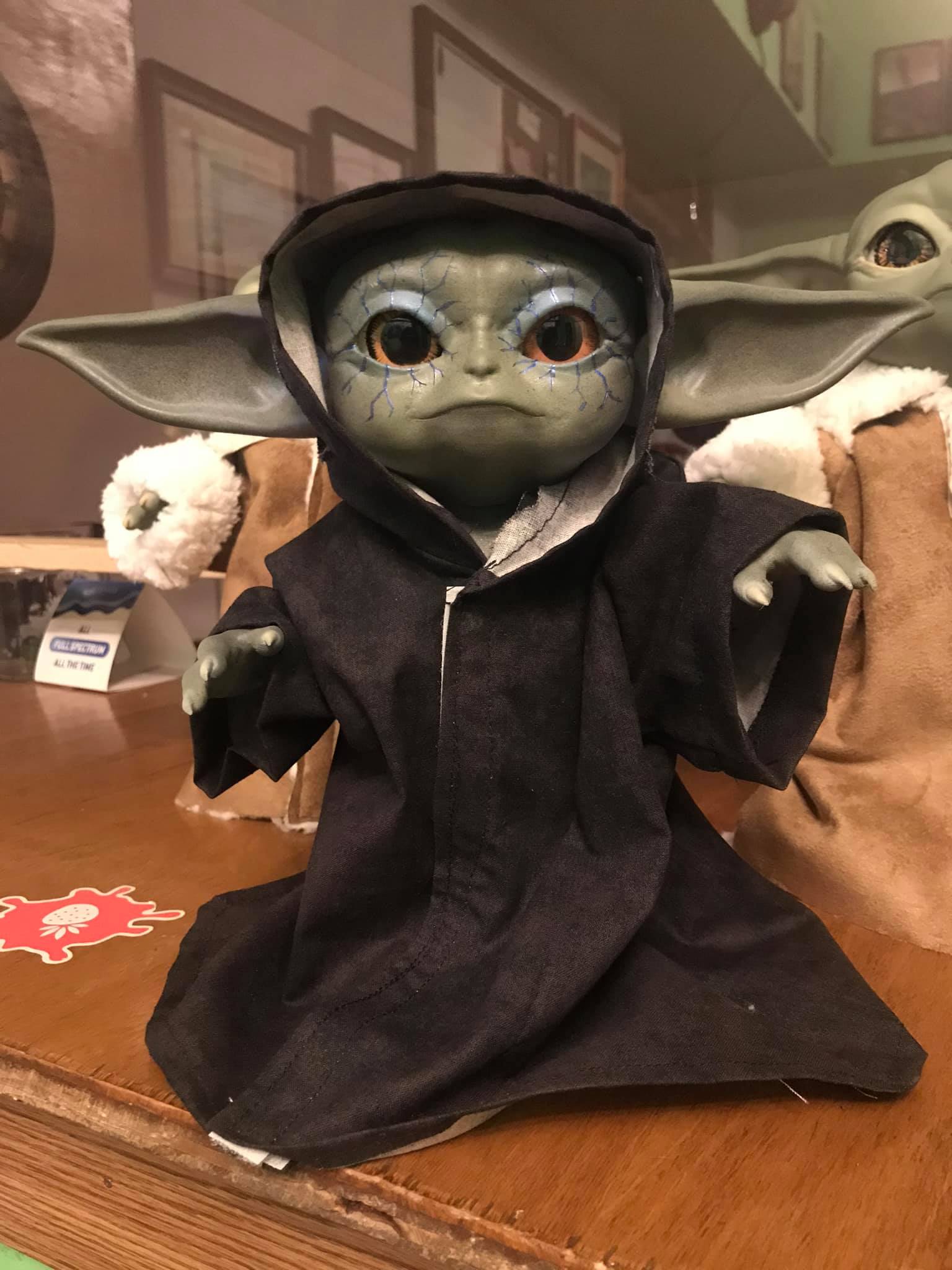 The Rpf Sur Twitter Star Wars Sith Inspired Baby Yoda The Child Figurine With Glow In The Dark Eyes 3d Template By Project 842 Fb Printed Painted By Shaun Hadley Mandalorian