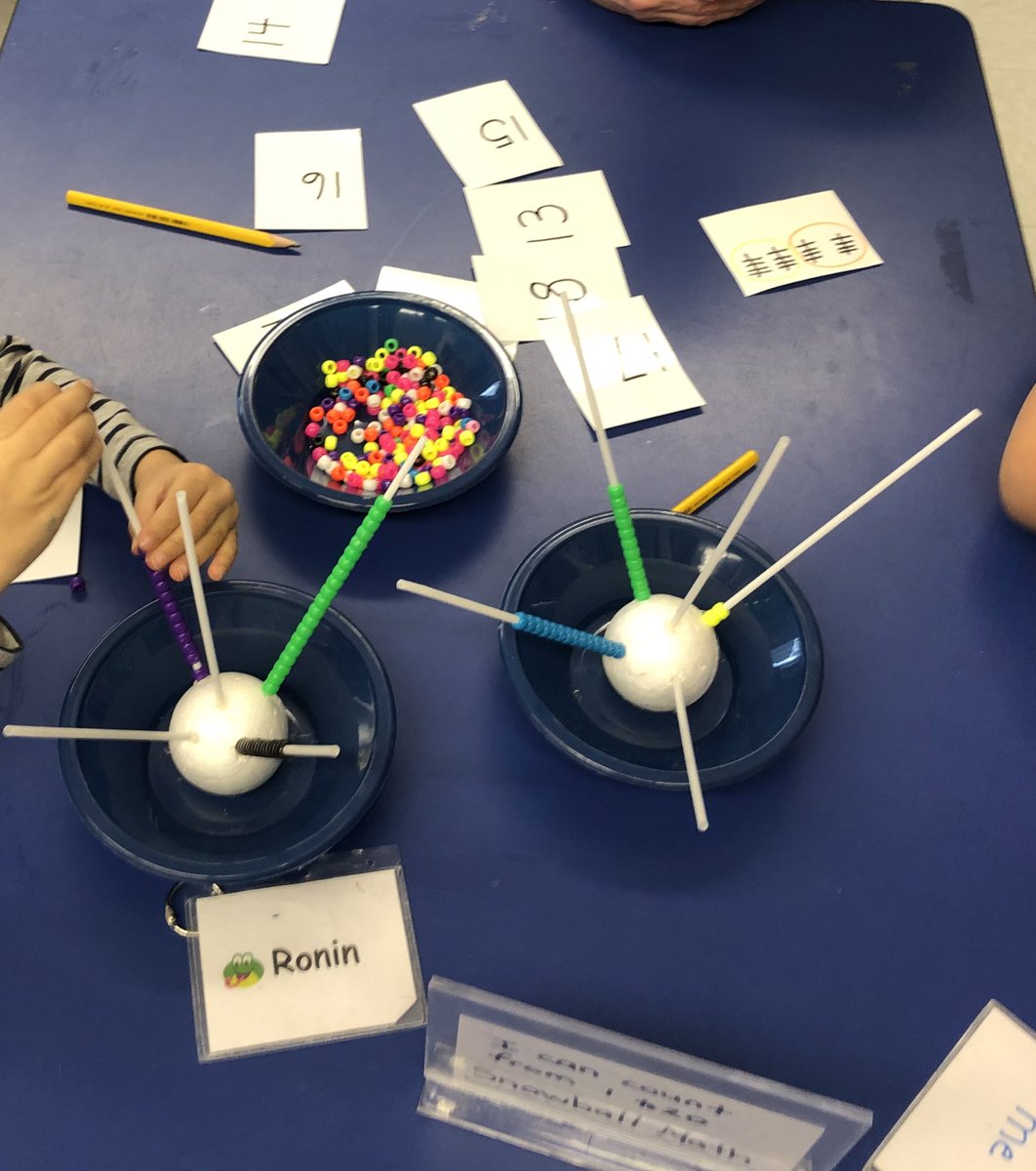 HeidiRex's tweet photo. Kindies Counting from 1-20- using tallies to help us make sense counting #groupsof5 #2fivesmake10 #snowballmath #Independentlearning @ESD_LBPSB @Mevelafortune @ESD_LBPSB https://t.co/V6HHNX9O2Y