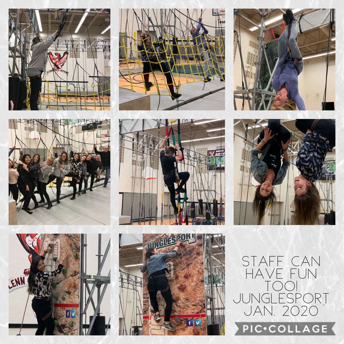 glenngouldps's tweet image. Staff can have fun too with @JungleSport Thanks for a great week @glenngouldps #kickingoff2020therightway #challengeyourself #stafffun #schoolspirit @YRDSB