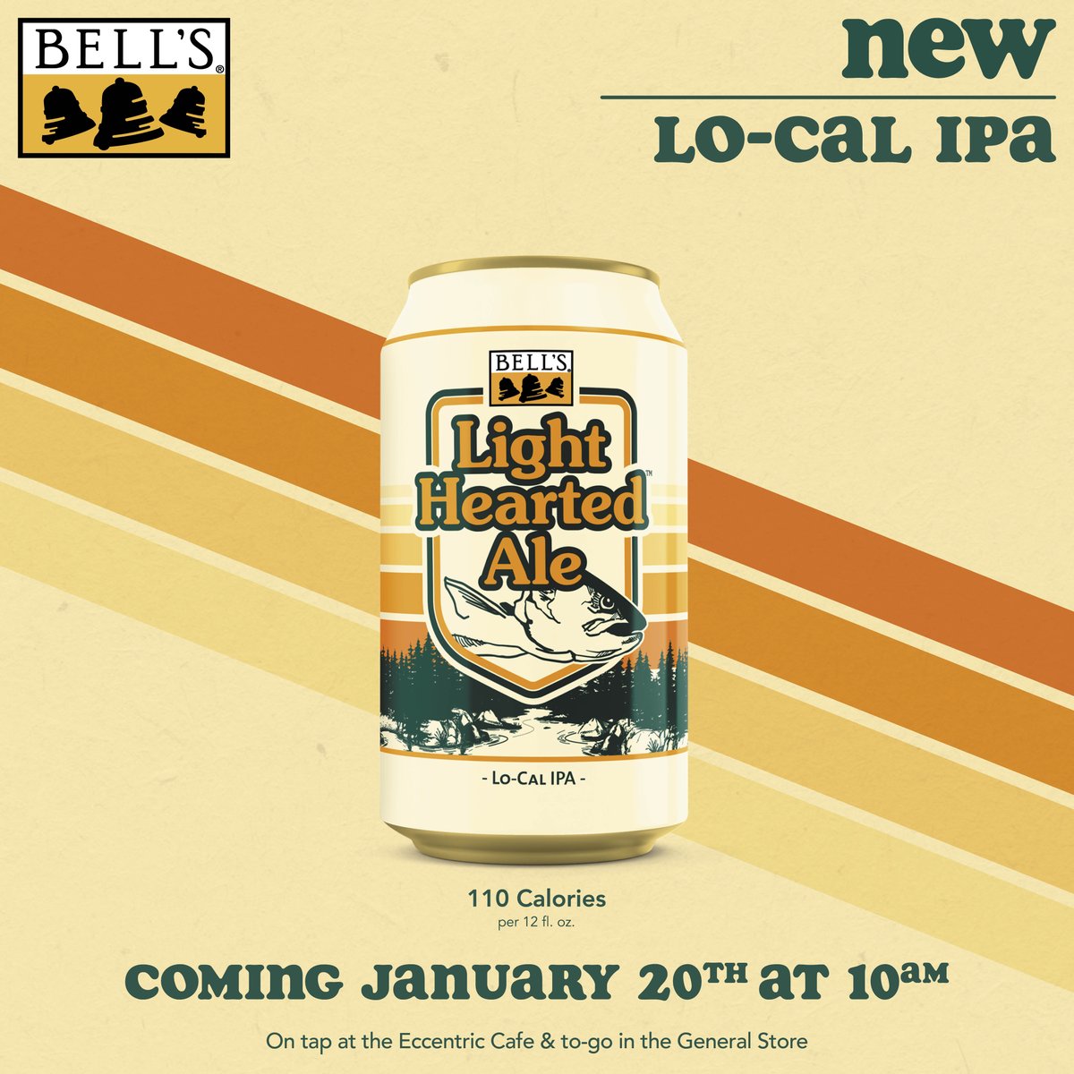 EccentricCafe's tweet photo. Who's ready to enjoy some Light Hearted?

Arriving soon to the Eccentric Cafe and General Store. We'll see you on Monday, January 20th at 10am. #LoCalIPA #110Calories #LightHearted https://t.co/7PvwCRlHQ5