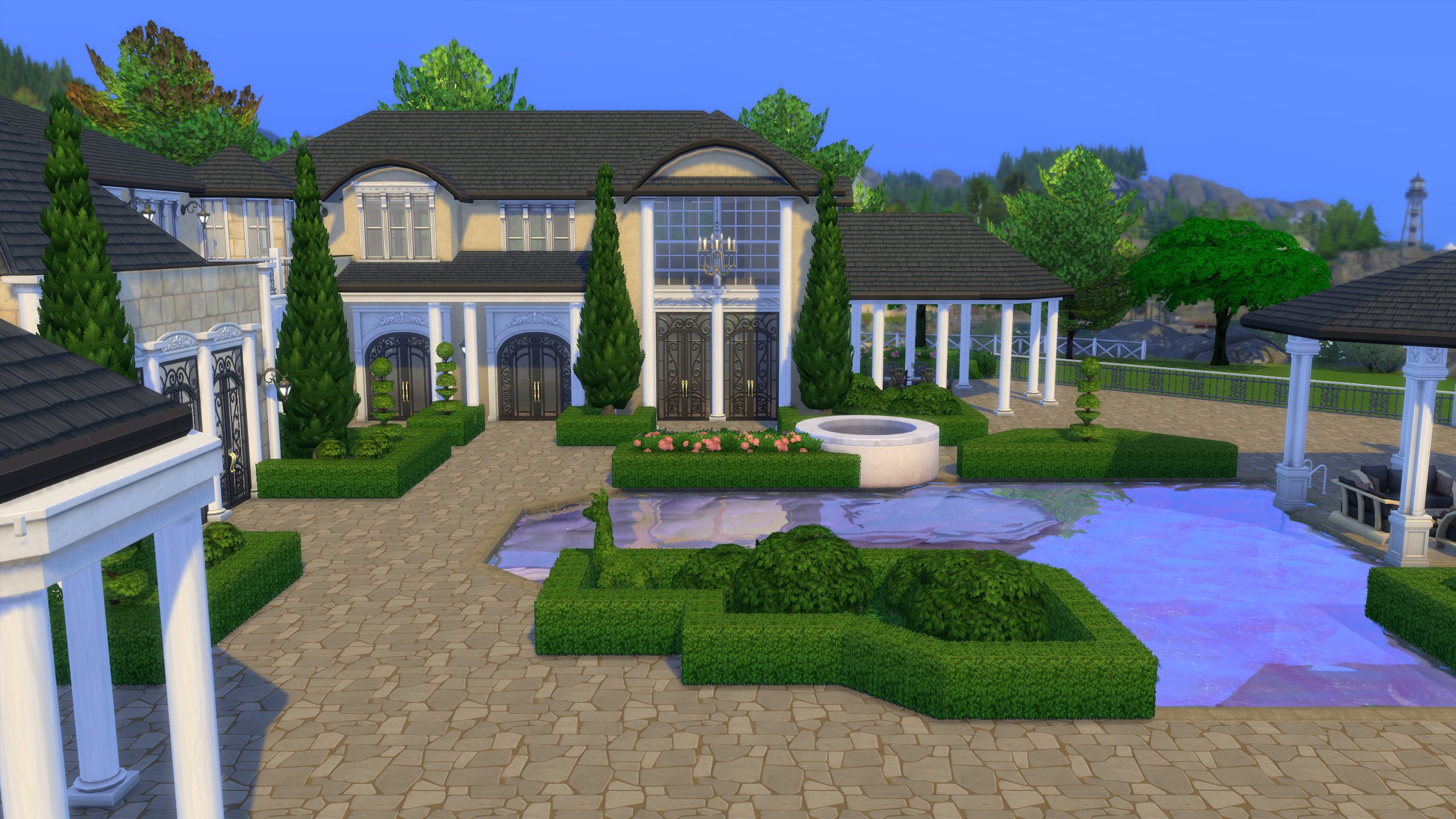Building Jeffree Star's Hidden Hills Mansion in The Sims 4