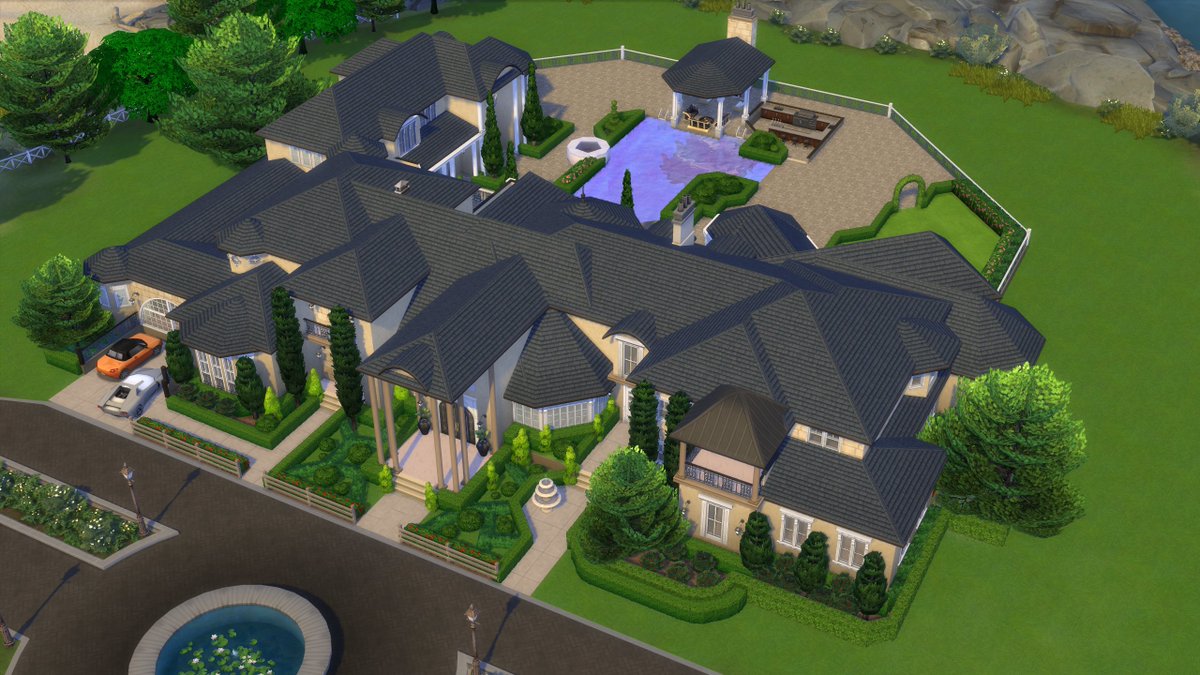 Building Jeffree Star's Hidden Hills Mansion in The Sims 4