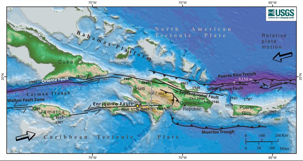 Why such an active area? Learn about our Caribbean Tsunami &amp; Earthquake Hazards Studies ow.ly/1ilz50xRhmr