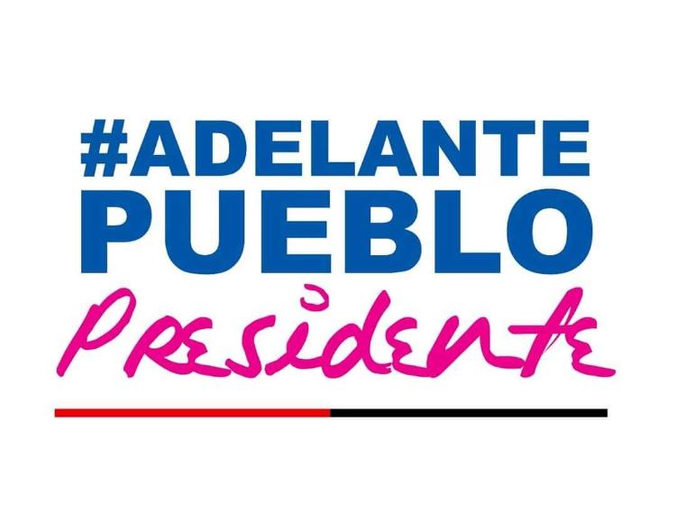 Seguimos adelante,  Nuestro blanco el progreso del pueblo Nicaragüense.
