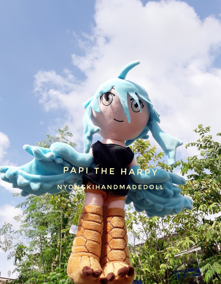 nyongkihandmade's tweet photo. Done!! Papi The Harpy from Monster Musume.. 😍😍😍
Size 50cm
Hello.. Would U be my Master?
Please send me DM 📩📩📩for detail commission..
#papi #papitheharpy #monster #monstermusume #monstermusumepapi #papimonstermusume #customedoll #customplush #doll #nyongkihandmadedoll https://t.co/oMOKKKLSGY