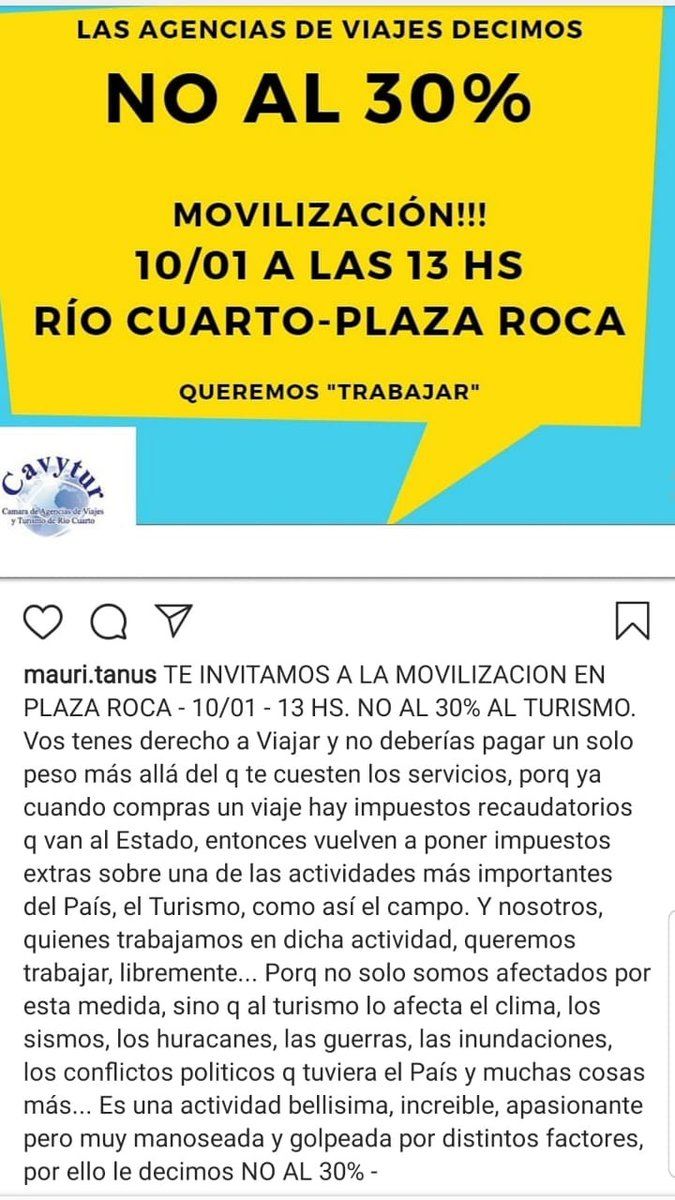 AIREdeTURISMO's tweet photo. Diversas convocatorias por los efectos del 30% en las agencias de viajes pyme. https://t.co/ZYijjgpf2P