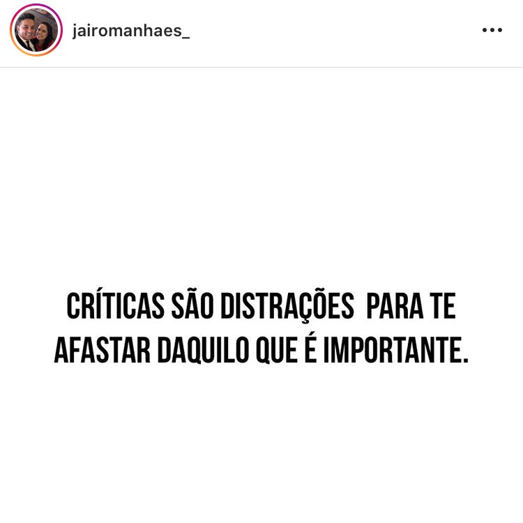 adalphachurch's tweet photo. “Muito cuidado com os críticos de plantão.” https://t.co/uNUAL5Vio5