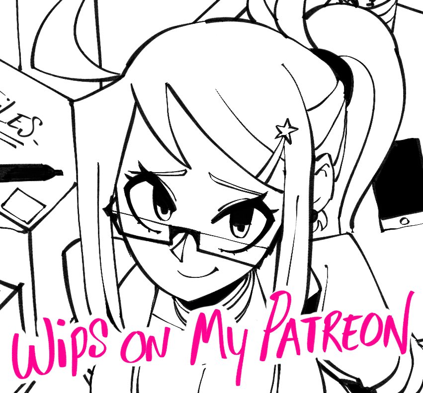 Cute Marcy pinup coming SOON
WIPS and extra stuff on my Patreon ? 