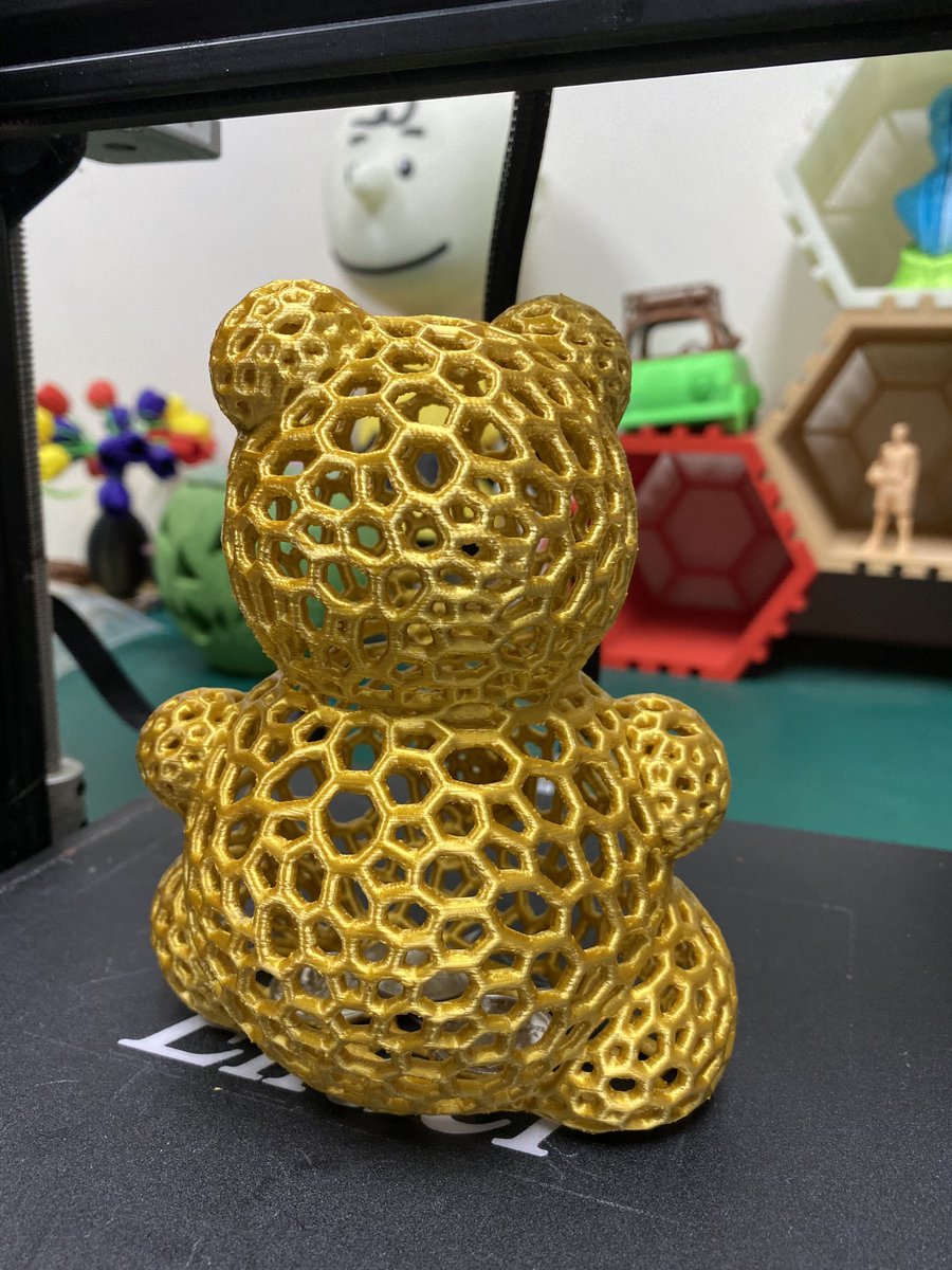 Plas3D's tweet image. Upgraded a couple small parts and tuned in Ender 3, not bad.
#plas3d #ender3 #goldpla