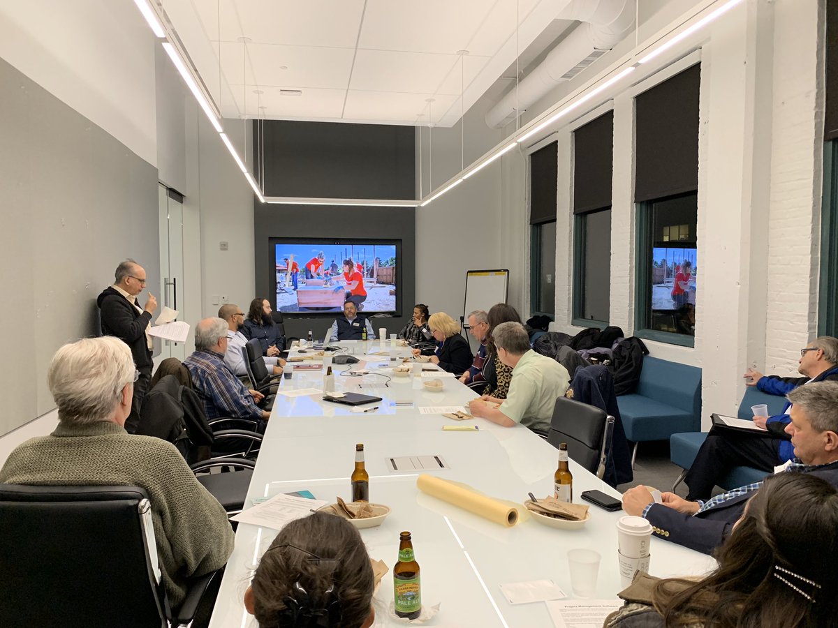 Panel discussing various project management software and their expertise. @mpkemp