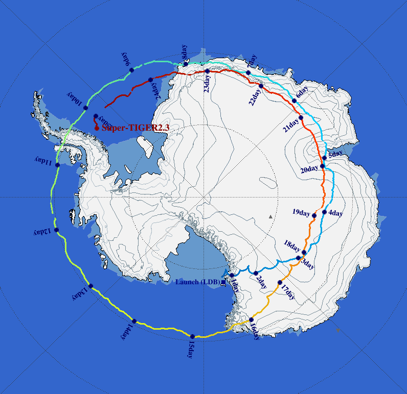 SuperTigerLDB's tweet photo. 25 days! #Antarctica🇦🇶 https://t.co/ANapXoMJL1