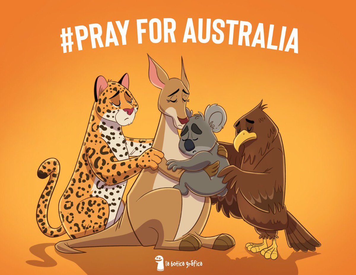 El jaguar azteca y el águila americana, con sus hermanos australianos. 🐨 🦘
Todo suma!!!
#prayforaustralia 
#prayforaustralia🇦🇺 
#australia 
<a href="/redcrossau/">Australian Red Cross</a>