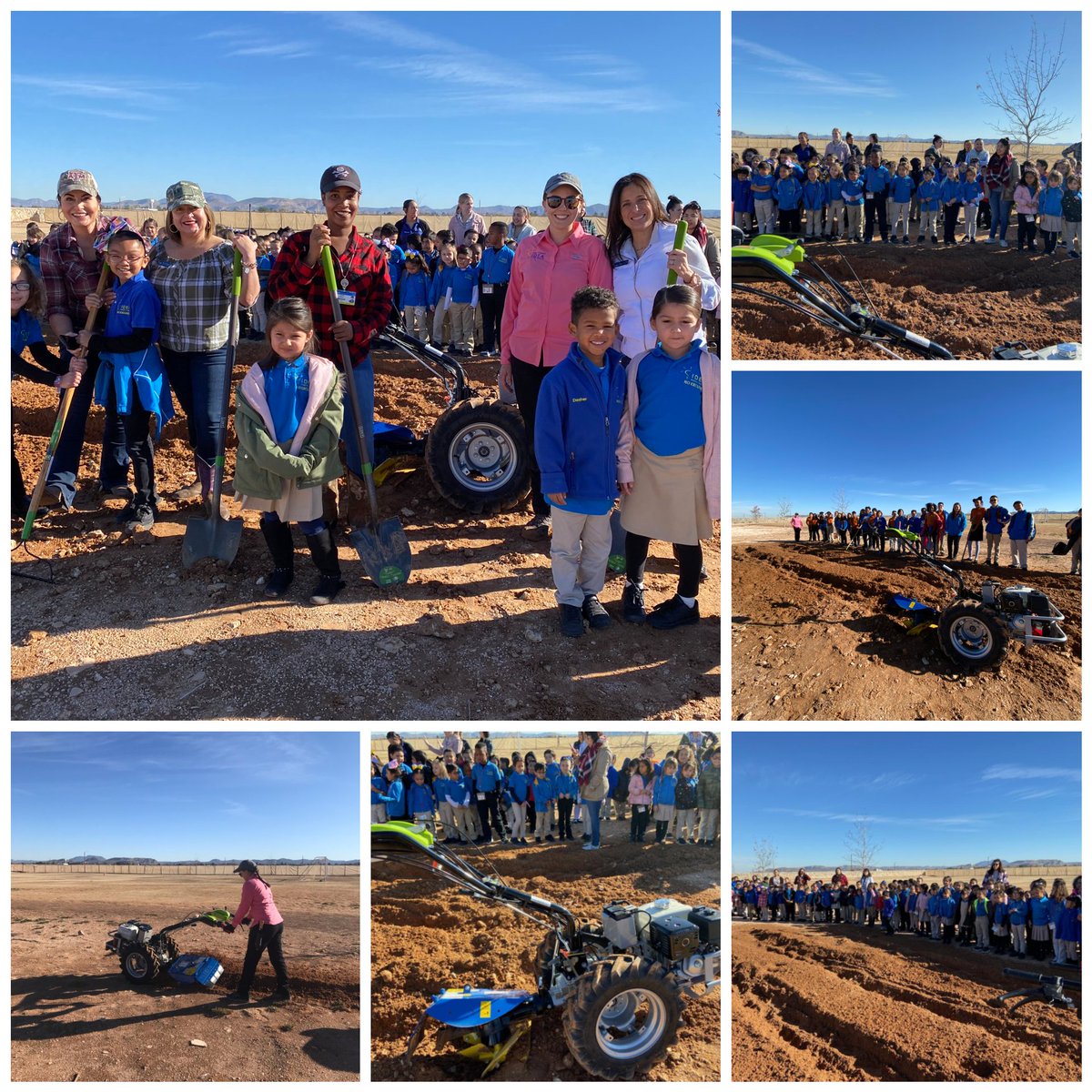 jleebonena's tweet photo. Our Falcon Farm broke ground today π± thank you Farmer Ray! We will be posting progress pictures of our farm. So excited to be the 1st IDEA campus in El Paso to have a farm. #IDEAEdgemere #IDEAElPaso https://t.co/CgYZmDEJxt