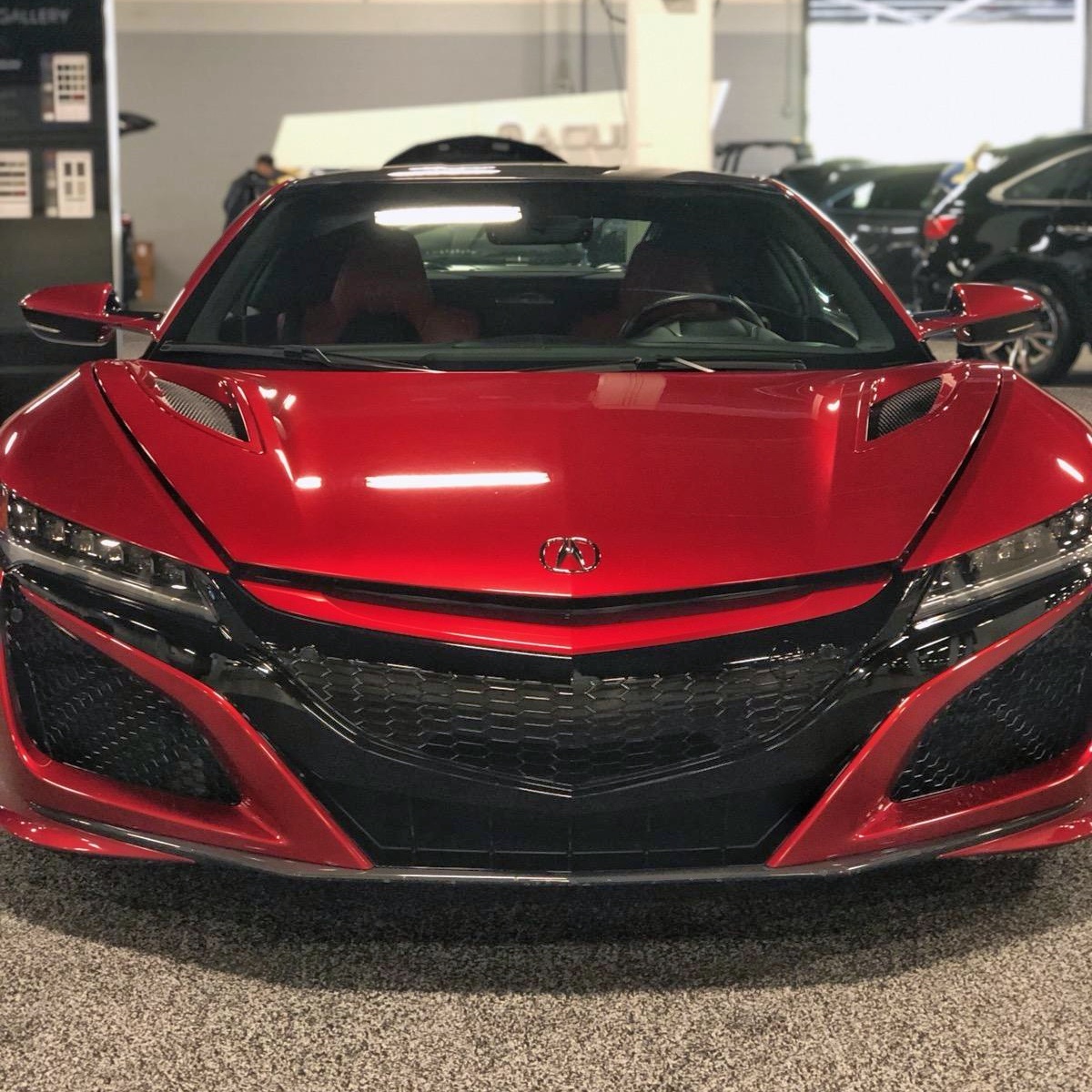 SCAutoShow's tweet image. #Acura is showing off the mid-engine #NSX at this year's #SCAutoShow!