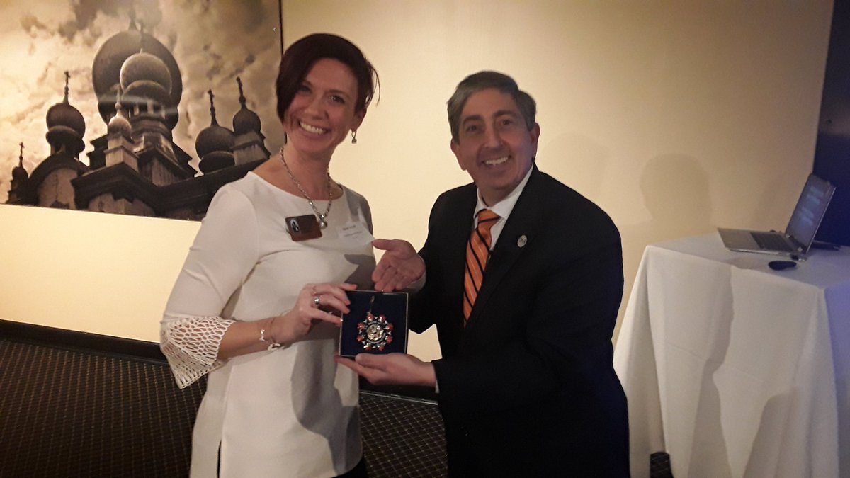 ClevelandCleONS's tweet photo. @ONSAlec Thank You for a wonderful presentation as well as a beautiful ornament. https://t.co/NWmQyyqQfE