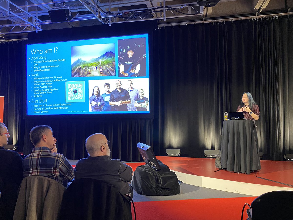 s_lapointe's tweet photo. So lucky to listen, in person, to @AbelSquidHead of #LoECDA at #msdevmtl to talk about Real World #DevOps
#Azure #AzureDevOps #BestPractices https://t.co/QFQgXrsthY