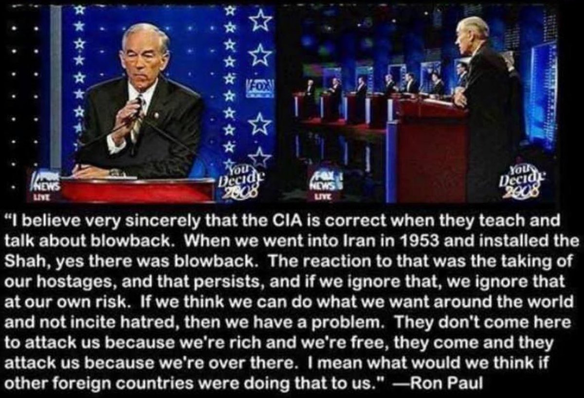 beinlibertarian's tweet photo. Ron Paul was right. https://t.co/eRmCU7HK97