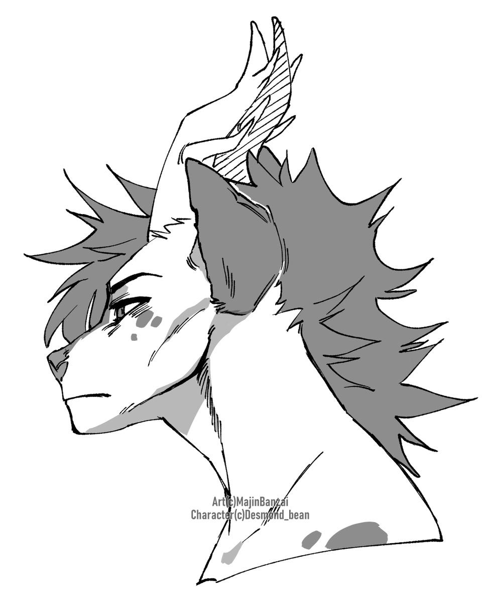 EMERGENCY COMM!
I'm open for -one- slot for a B&W headshot commission for 25$ USD, URGENTLY ;;;; if you are interested please send me a dm ;;;;;
example:
