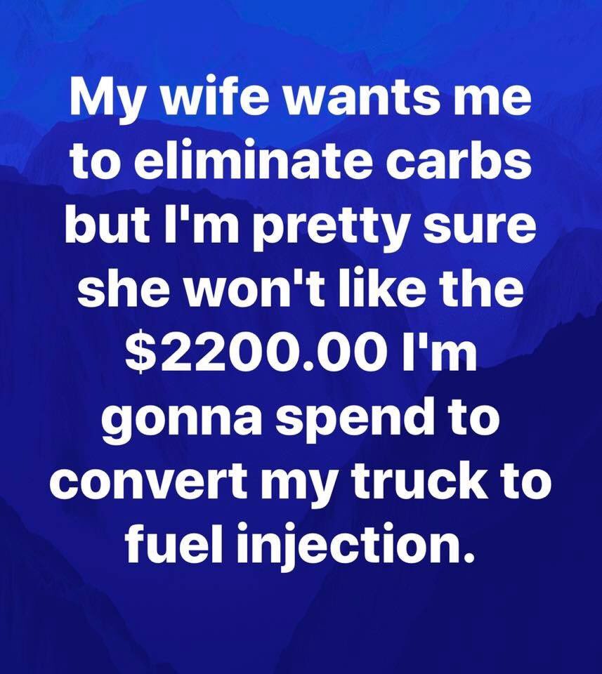 CarShit1's tweet photo. I laughed a little too hard at this 😂 #racecars #carbs #funny #carmeme #carshit https://t.co/ScUEI30B1j
