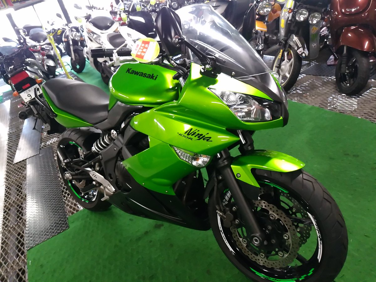 隆佳 Ninja400r 今日で1年7ヶ月です 来週は私のninjaちゃんとニモくんのvfrでレッドバロン広島南からマリーナホップ そして周防大島までツーリング 楽しみだなぁ 納車ミニツーリングの方は募集しておりますが こちらからお声かけさせてもらう場合