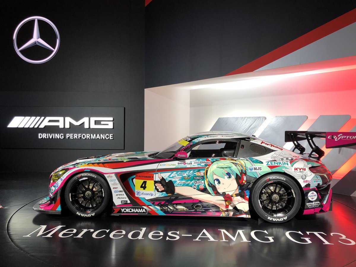 goodsmileracing's tweet image. TOKYO AUTO SALON 2020がスタートしました。我らが4号車の2020年カラーもお披露目です。幕張メッセ5ホール、メルセデスベンツブースで待ちしております！（う）#fightgsr #supergt