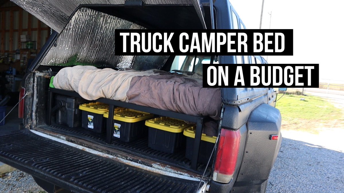 GadgetsCamp's tweet photo. Building my truck camper bed platform on a budget: https://t.co/QXoh69IgBX https://t.co/vqjEaIoWdf