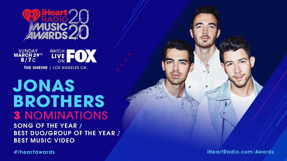 🙋🏻‍♂️ if you’ve voted today!

#Sucker #BestMusicVideo #iHeartAwards