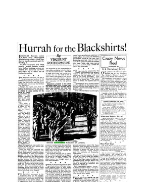 daretoth's tweet photo. @nickreeves9876 @Femi_Sorry @SamanthaPepys Could we use #DailyHarm. This is the propaganda mouthpiece of the current Harmsworth, Viscount Rothermere, who inherited it from previous ones including he who personally wrote "Hurrah for the Blackshirts". https://t.co/FG5Iu60o7X