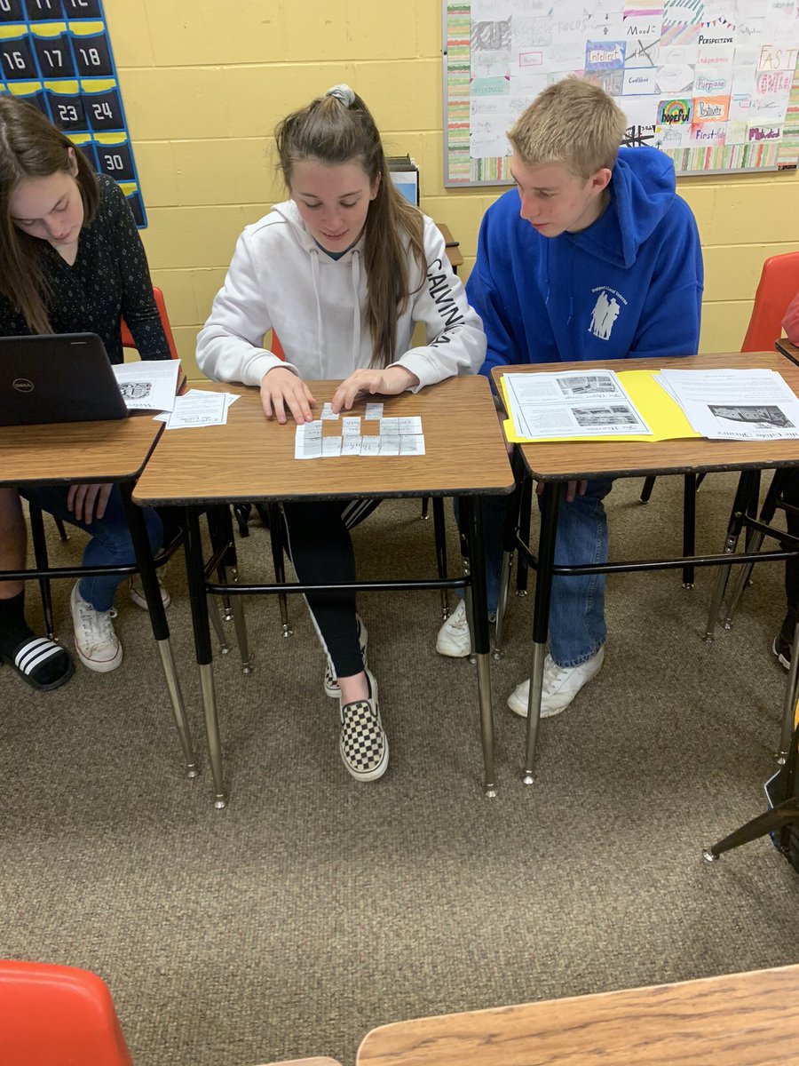 Alma_MrsMick's tweet photo. Pictures from our Intro to Shakespeare Escape Room from yesterday! This was such a fun way to introduce our Shakespeare unit. The kids loved this hands-on group activity! https://t.co/xR8xgcYoNj