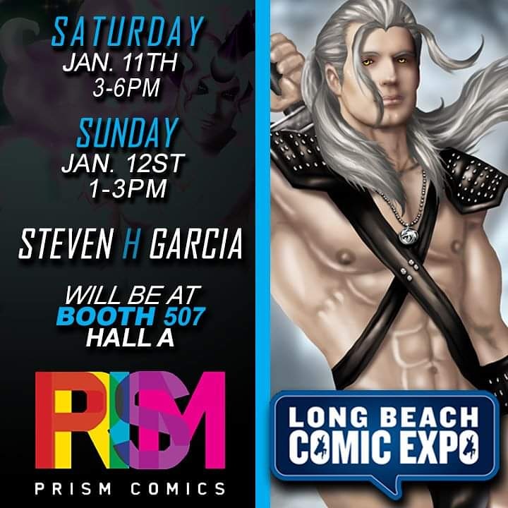 StevenHGarcia's tweet photo. THIS WEEKEND IS LONG BEACH COMIC EXPO!!
I'll be at the @prismcomics booth  with new Art prints, Buttons, and Stickers! Make sure to stop by!
 #longbeachcomicexpo2020 #prismcomics #illustration #drawing #art #artists #stevenhgarcia https://t.co/MA2rRyRw4R https://t.co/ZK6j1nGVzE